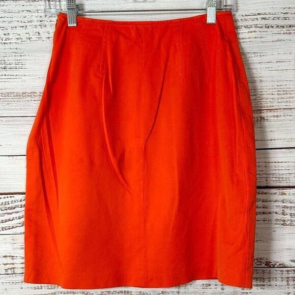Iceberg Flat Front Stretch Straight & Pencil Skirt Medium Size 42, MSRP $395 - Picture 7 of 11